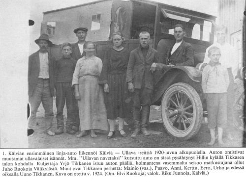 "Ullavan navetta" Hillin kylällä Tikkasen talon kohdalla
Keywords: Tikkanen Ruokoja 