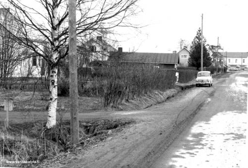 Osuuskaupan ympäristöä 1970-luvun alussa
