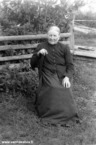 Porrin mummo
Kuvassa Anna-Liisa Porri (s. Kippo, 1840-1929, Porri 22).
Keywords: Porri Kippo