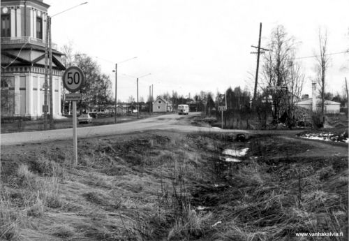Maisemaa tapulin kohdalla
Kuva on otettu 1970-luvun alkupuolella.
